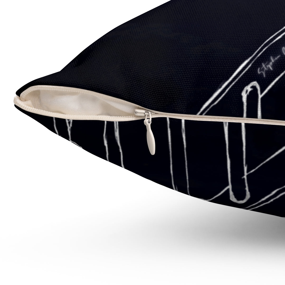 Balcony Blues Pillow - Black SE
